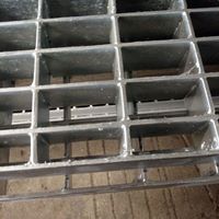 Grille en acier inoxydable galvanisé à chaud avec revêtement en zinc 50x5mm, couvercle de drainage pour appartement, villa et route en acier au carbone allié au cuivre
