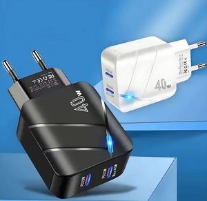 Wholesale 40W <b>Fast</b> <b>Charging</b> Mobile Phone Adapter USB Type C Wall Power Charger for Phone With Box - Product Image 5