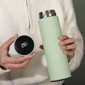 <span class=keywords><strong>Gourde</strong></span> <span class=keywords><strong>intelligente</strong></span> personnalisée 500 ml – Bouteille isotherme sous vide en acier inoxydable pour <span class=keywords><strong>eau</strong></span> chaude ou froide - Product Image 3