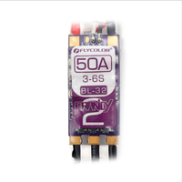 FLYCOLOR Francy2 20A 경량 MCU 32비트 다중 프로토콜 지원 128KPWM 주파수 브러시리스 ESC FPV RC 비행기 모듈형 BEC