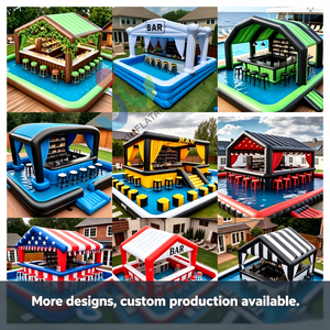Bar de piscine <span class=keywords><strong>gonflable</strong></span>, cour extérieure, portable, événement de jardin, fête, pub <span class=keywords><strong>gonflable</strong></span>, piscine, bar <span class=keywords><strong>gonflable</strong></span> aquatique avec sièges - Product Image 3