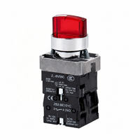 Interrupteur à bouton-poussoir XB2 avec LED éclairée, bouton rotatif autobloquant à deux ou trois positions, sélecteur rotatif à deux positions