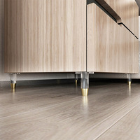 Pieds de meubles en acrylique transparent de luxe de haute qualité pour canapé, table, armoire, accessoires de support et quincaillerie
