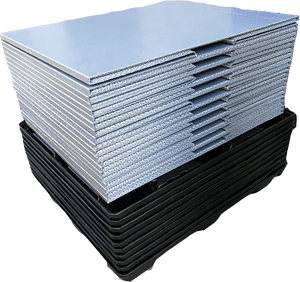 Công suất lớn PP Đóng mở thùng nhựa Pallet hộp với nắp ép phun sóng Hội Đồng Quản trị Crate cắt-dịch vụ bao gồm - Product Image 6