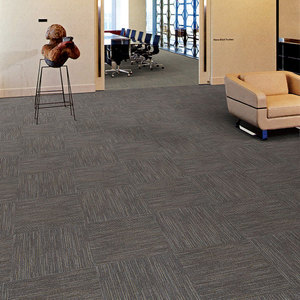 Dalles de moquette carrées en polypropylène, nylon et polyester 100%, moquette de luxe rembourrée pour bureau, 50x50 cm, <span class=keywords><strong>cuisine</strong></span>, chambre, porte, décorative - Product Image 3