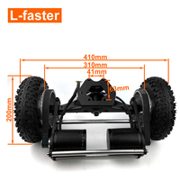 Planche de skateboard électrique tout terrain, double moteurs 36V, 2800W, DIY, bon marché, pour adultes