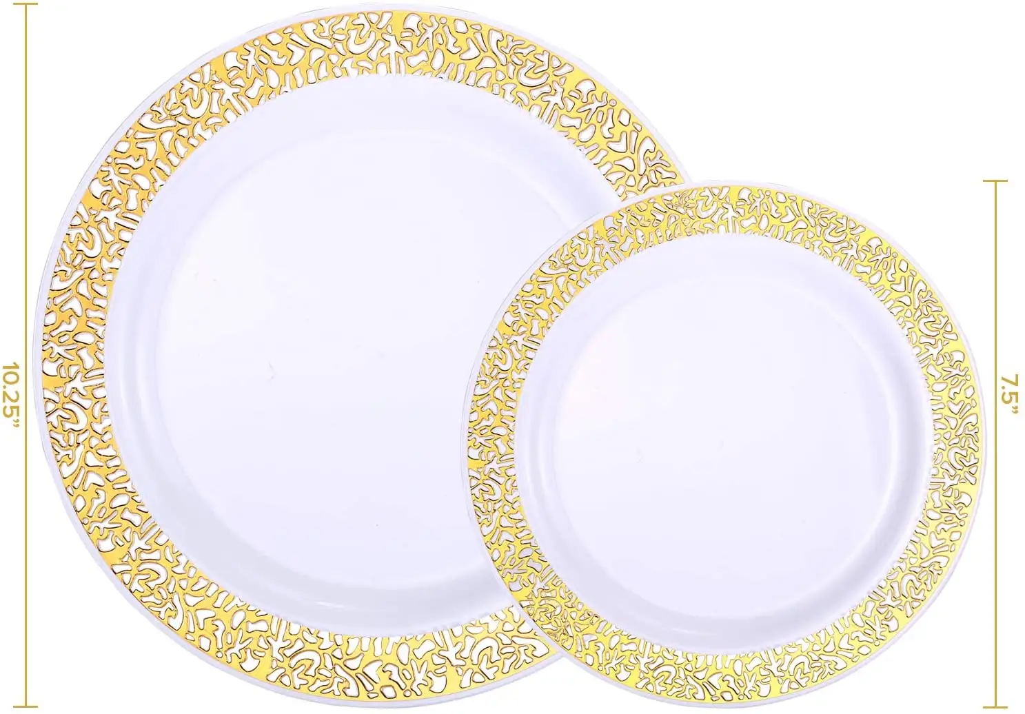 Wholesale Unbreakable Restaurant Disposable Tableware Plastic Plates For Party Dinnerware Plastic Plates