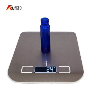 Hot sale cobalt blue 10ml empty glass roll on bottle with gold aluminum covered screw cap and stainless steel roller <span class=keywords><strong>ball</strong></span> - Product Image 6