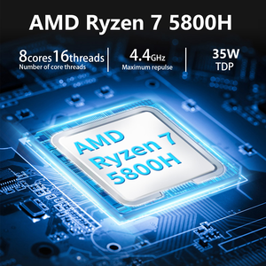 Support <strong>Custom</strong> logo High Quality Mini <strong>Pc</strong> Gaming AW-MP58 AMD R7 5800H 8 <strong>Cores</strong> and 16 Threads DDR4 Mini <strong>Pc</strong> for Game Home Office - Product Image 2
