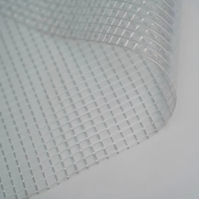SIJIATEX Waterproof Transparent PVC Mesh Fabric Durable Reinforced PVC Coated Netting for Outdoor Shade Cover and Industrial Use