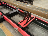 Coupe-tube plasma CNC entièrement automatique de haute précision pour l'acier inoxydable, système de transmission par crémaillère servo, système de contrôle Starfire