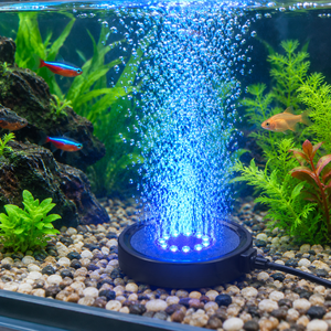 Lámpara <span class=keywords><strong>LED</strong></span> Sumergible para <span class=keywords><strong>Acuario</strong></span> con Burbujas, USB, Piedra de Oxígeno, con Cambio de Color en Goma - Product Image 5