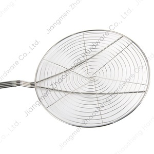 Colador de cocina de acero inoxidable de 10 pulgadas multifuncional para freír fideos y dumplings en olla caliente - Product Image 3