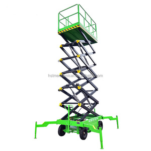 Plataforma de Trabajo Móvil de Tijera Eléctrica Hidráulica de Alta Gama con Elevación Manual y Eléctrica, 4-20m, Alimentación por Batería <span class=keywords><strong>AC</strong></span>/<span class=keywords><strong>DC</strong></span> - Product Image 2