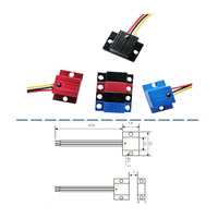 Capteur à effet Hall miniature en plastique à montage en surface, interrupteur de proximité magnétique NPN avec 3 fils, 2,8-24V, 0,2-1,2A, FHS-U2611A