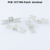 PCB-1071 laiton patch terminal plateau de soudage métal estampage partie substrat quatre robinets cuivre terminal