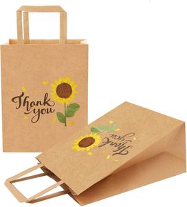 Sacs en papier avec poignées, logo personnalisable imprimé, sacs en papier kraft, sacs en papier pour le shopping - Product Image 4