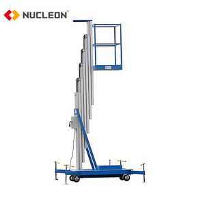 Platform logam campuran aluminium elektrik tunggal <span class=keywords><strong>200kg</strong></span> 4m 6m 8m 10m Platform angkat gunting UNTUK SATU pria angkat - Product Image 3