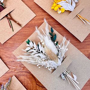 Tarjetas con Ramos de Flores Secas Estilo Bohemio Ecológicas para Mensajes Escritos a Mano, Decoración para el Día de la Madre y <span class=keywords><strong>Cumpleaños</strong></span> - Product Image 5
