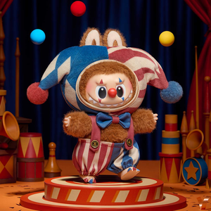 Portachiavi Originale POPMART Serie Why so Serious in Vinile Peluche Labubu Dimoo Hacipupu Scatola a Sorpresa Circo Clown Decorazioni di Halloween - Product Image 4