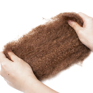 <span class=keywords><strong>Capelli</strong></span> Jiffy #30 <span class=keywords><strong>capelli</strong></span> umani alla rinfusa Afro crespi marroni per riparare le estensioni dei Dreadlocks <span class=keywords><strong>capelli</strong></span> naturali <span class=keywords><strong>castano</strong></span> <span class=keywords><strong>chiaro</strong></span> - Product Image 5