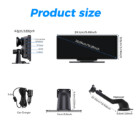 10,26 "Carplay Pantalla Android 64GB Bt Radios Touch Dash Cámara Video Dvd Player