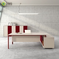 Nouvelle table de gestion colorée mobilier de bureau cadre en métal bureau de direction moderne