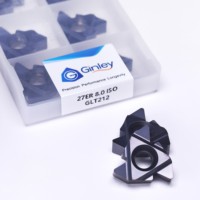 27ER 27IR 8.0 ISO Carbide Threading Inserts Internal and External Thread Turning Inserts for CNC Lathe Steel Machining