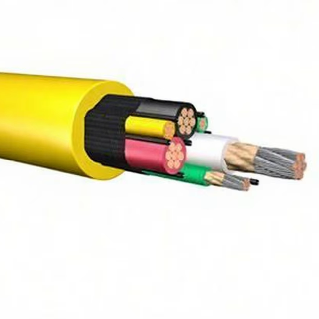 Huatong Copper EPR Insulated Three-Core Portable Heavy Duty Mining Power Cable 2kV 8AWG-500MCM