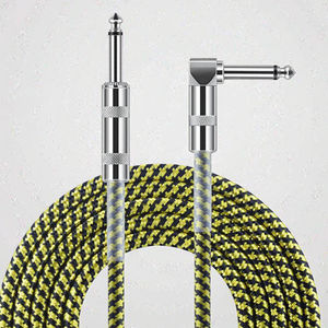 Pro Audio <span class=keywords><strong>Cable</strong></span> de instrumento eléctrico 10ft/20ft Guitar <span class=keywords><strong>Jack</strong></span> Pedal de guitarra <span class=keywords><strong>para</strong></span> <span class=keywords><strong>bajo</strong></span> eléctrico Guitarra eléctrica Mandolina eléctrica - Product Image 3
