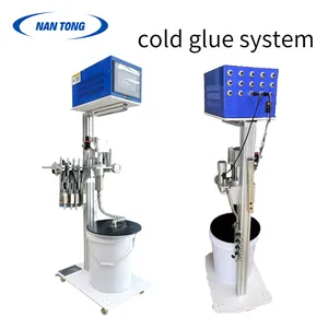 Paper Bag Pasting Machinery Cold Glue Gluing Machine Cold Glue Aplicator Automatic System