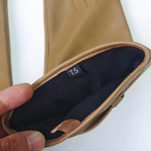 Heißer Verkauf: Rote Schafsleder-Handschuhe mit Riemen für Damen – Perfekt für Partys - Product Image 6