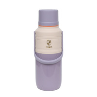 Botol termos, termos Liner kaca tebal 2L rumah tangga Modern, botol air panas vakum 3L kapasitas Stainless Steel