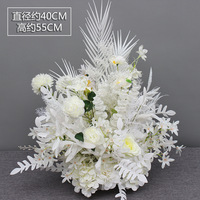 AYOYO OEM Fleur Artificielle en Soie Prête à l'emploi pour Décoration de Mariage, Bouquet de Fleurs Artificielles en Forme de Boule