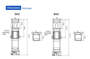 Runze Liquid SY-09S Transfer Sistemi Programlanabilir İnfüzyon Şırınga Pompası Motorlu Laboratuvar Cam Şırınga Pompası - Product Image 5