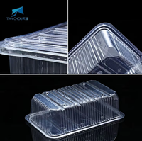 Boîte de rangement alimentaire en plastique PET, vente chaude en usine, pour pain, gâteaux, biscuits, etc. – Contenants de collection pour aliments de loisirs.