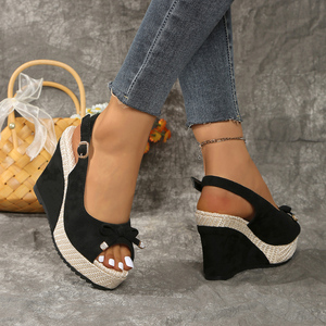 <span class=keywords><strong>Scarpe</strong></span> <span class=keywords><strong>con</strong></span> tacco alto alla moda estivo <span class=keywords><strong>con</strong></span> punta a bocca di pesce e suole spesse traspiranti per donne disponibili nelle taglie da 35 a 42. - Product Image 6