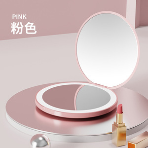<span class=keywords><strong>Espejo</strong></span> cosmético LED de bolsillo cuadrado portátil de doble cara plegable con aumento de luz belleza <span class=keywords><strong>Amazon</strong></span> <span class=keywords><strong>espejo</strong></span> LED para maquillaje - Product Image 5