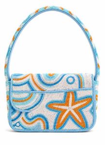 Handmade Glass Beaded Starfish Shoulder Bag Luxury Womens Handbag <b>Beach</b> Theme Purse OEM ODM Wholesale - Product Image 2