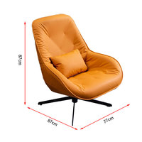 Fauteuil inclinable ergonomique classique en cuir PU pour salon, siège de cinéma à domicile Liyu Furniture