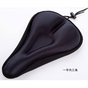 Housse de selle de vélo en silicone, coussin confortable pour vélo de montagne, unisexe, pour adultes, ceinture triangulaire, ceinture droite - Product Image 2