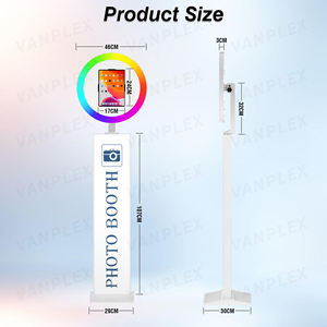 Universelle iPad-Fotobox-Gehäuse für 10,2-13 Zoll iPads, mit RGB-Ringlicht & Flightcase, 2 Jahre Garantie - Product Image 2