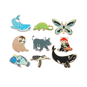 Bulk OEM Metal Enamel Badges Creative Gothic Cartoon Enamel <b>Pins</b> Anti-rust Plated Lapel Brooch Festival Promotion Gifts - Product Image 3