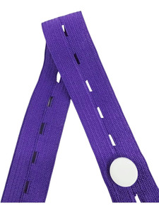 Hot Bán Nút Lỗ Dệt Kim Phẳng Ban Nhạc Đàn Hồi Ban Nhạc Cao Su Phổ Có Thể Điều Chỉnh Dây Kéo Cho Quần - Product Image 6