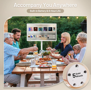 <span class=keywords><strong>TV</strong></span> Smart con Schermo Touch <span class=keywords><strong>Mobile</strong></span>, Alimentata a Batteria, Display Rotante, <span class=keywords><strong>TV</strong></span> a Definizione Standard <span class=keywords><strong>per</strong></span> <span class=keywords><strong>Soggiorno</strong></span>, Ufficio, Spazi Commerciali - Product Image 4