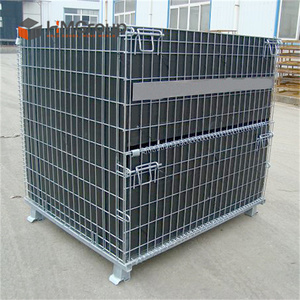 Özelleştirilmiş Galvanizli Çizilmeye Dayanıklı Metal Çelik Kaynaklı Tel Örgü Havalandırmalı Taşıma Çelik Kafes Konteyneri (Evcil Hayvan Depolama İçin) - Product Image 2