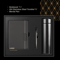 Premium VIP Geschenkset Weißes PU-Notizbuch Roter Gürtel Stift Goldene Thermoskanne Personalisiertes Luxus-Firmengeschenk für Führungskräfte