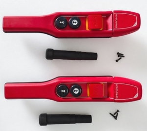 KONECRANES 52859950 HEBEBEDIENGERÄT Komplettes Hängegerät Rotes Gehäuse 6 Tasten 2-Stufen-Drucktaste 3-Bewegungs-Kontaktblöcke 2kg TYP - Product Image 2