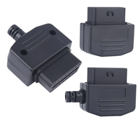 Analyseur de moteur de voiture OBD2 pour prise d'interface Bluetooth Connecteur 16 broches Mâle Boîtier d'assemblage J1962M Montage universel