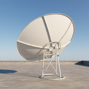 Antenne parabolique Sanwei C Band 135cm (1.35m) en acier durable pour télévision par <span class=keywords><strong>satellite</strong></span>, montage au sol, fréquence 3.7-4.2GHz, 33dB, <span class=keywords><strong>34</strong></span> ans d'expérience - Product Image 1